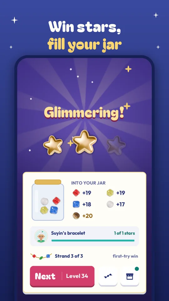 Win stars, fill your jar